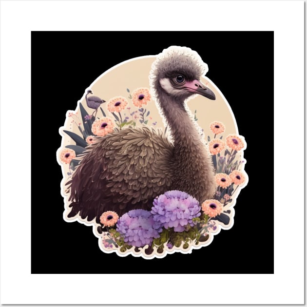 Ostrich Wall Art by Zoo state of mind